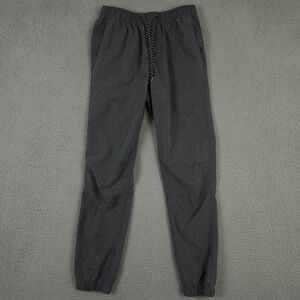 Hurley Pants Mens Small Gray Off Duty Twill Jogger Lightweight Breathable Casual